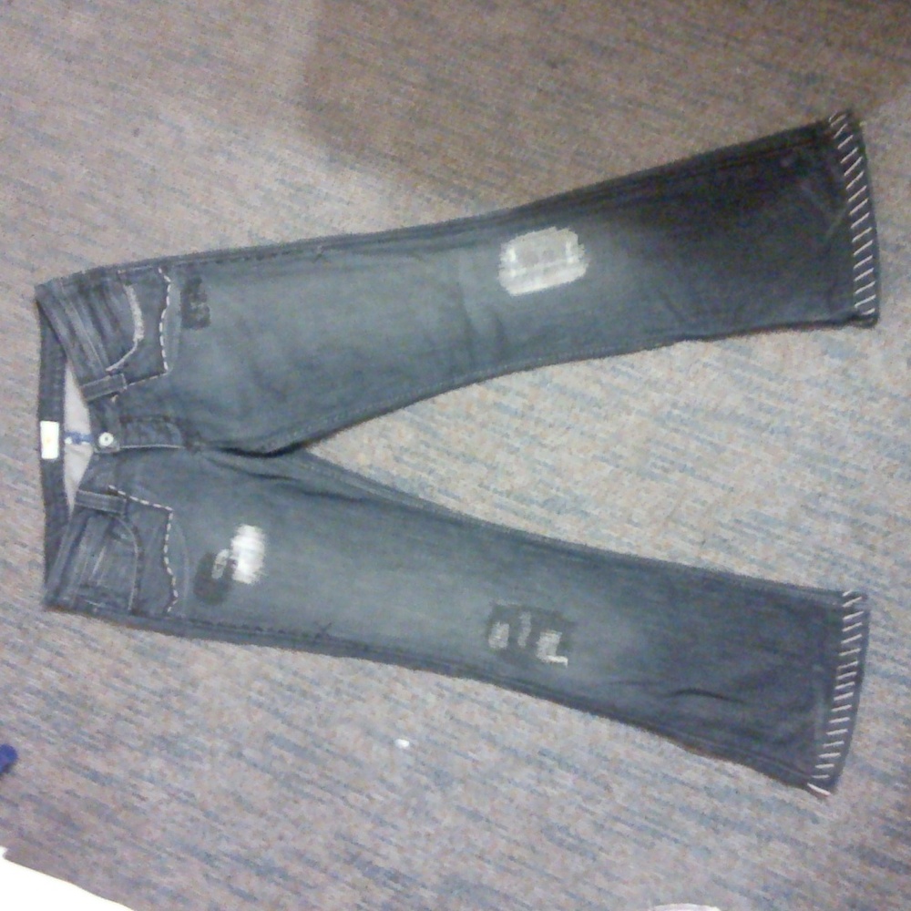 Antik Denim Blue Boot Cut Jeans